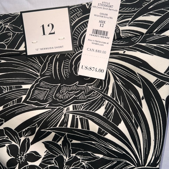 Comfort stretch mid-rise Bermuda shorts - Picture 4 of 4